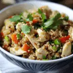 Chaufa de Quinoa y Pollo: Delicia Saludable Fácil de Hacer
