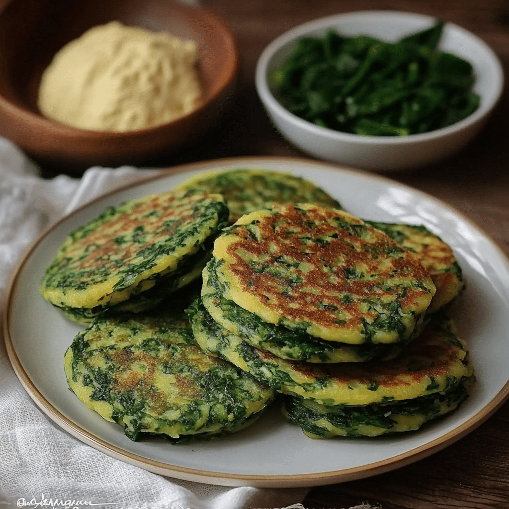 Tortitas de Espinacas