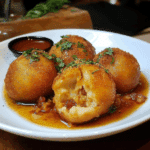 BOMBAS DE PATATA Y CARNE