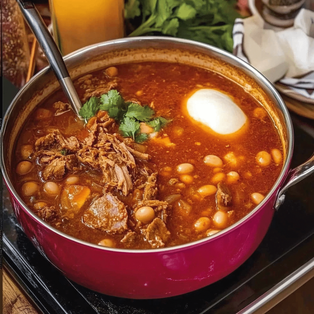 Pozole Rojo Receta Casera
