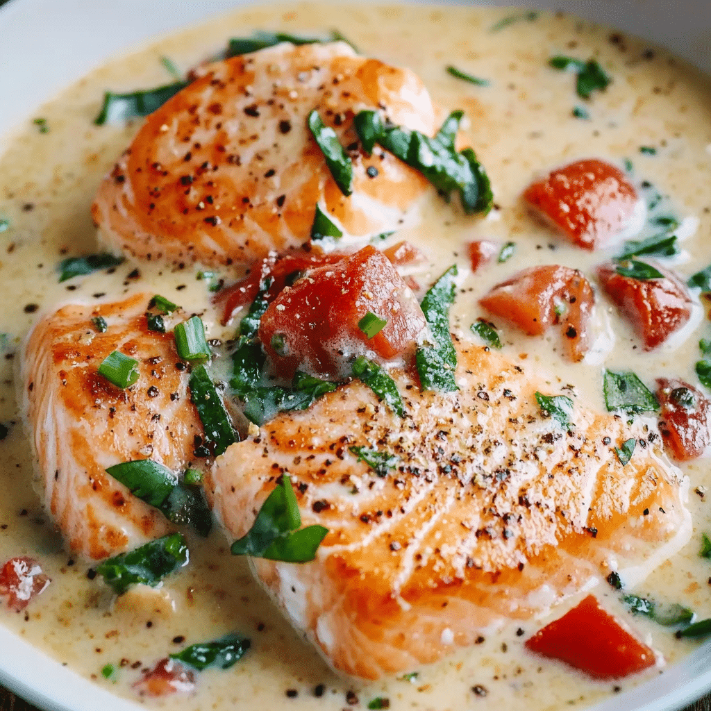 Salmón Toscano Cremoso: Cena Rápida en 30 Minutos