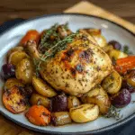 Pollo Asado con Hierbas y Ajo y Verduras 108 Pollo Asado con Hierbas y Ajo y Verduras