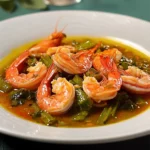 Alubias Verdinas con Langostinos, Sabor a Mar Único