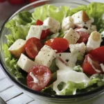 Ensalada de Dos Quesos Fácil y Deliciosa: Un Festín de Sabores en Minutos