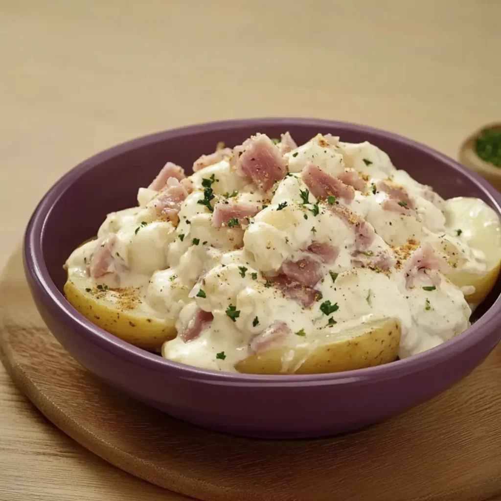 Papas Cremosas con Jamón: Irresistible Combinación de Sabores
