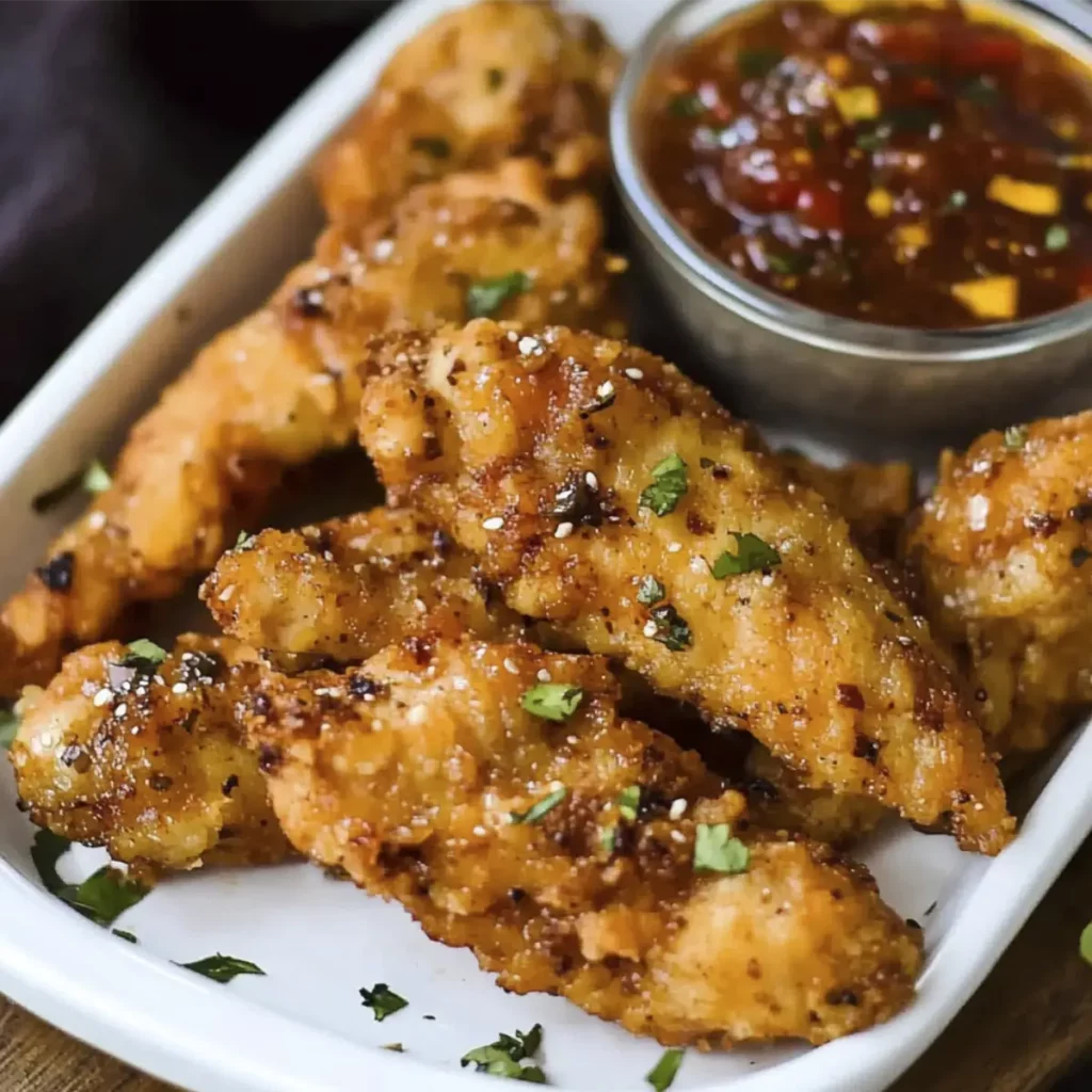 Chicken Tenders con Salsa Tamarindo: Receta Fácil y Rica
