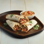 Burritos de Champiñón: Delicia con Chorizo Dip - Un Festín de Sabores Mexicanos