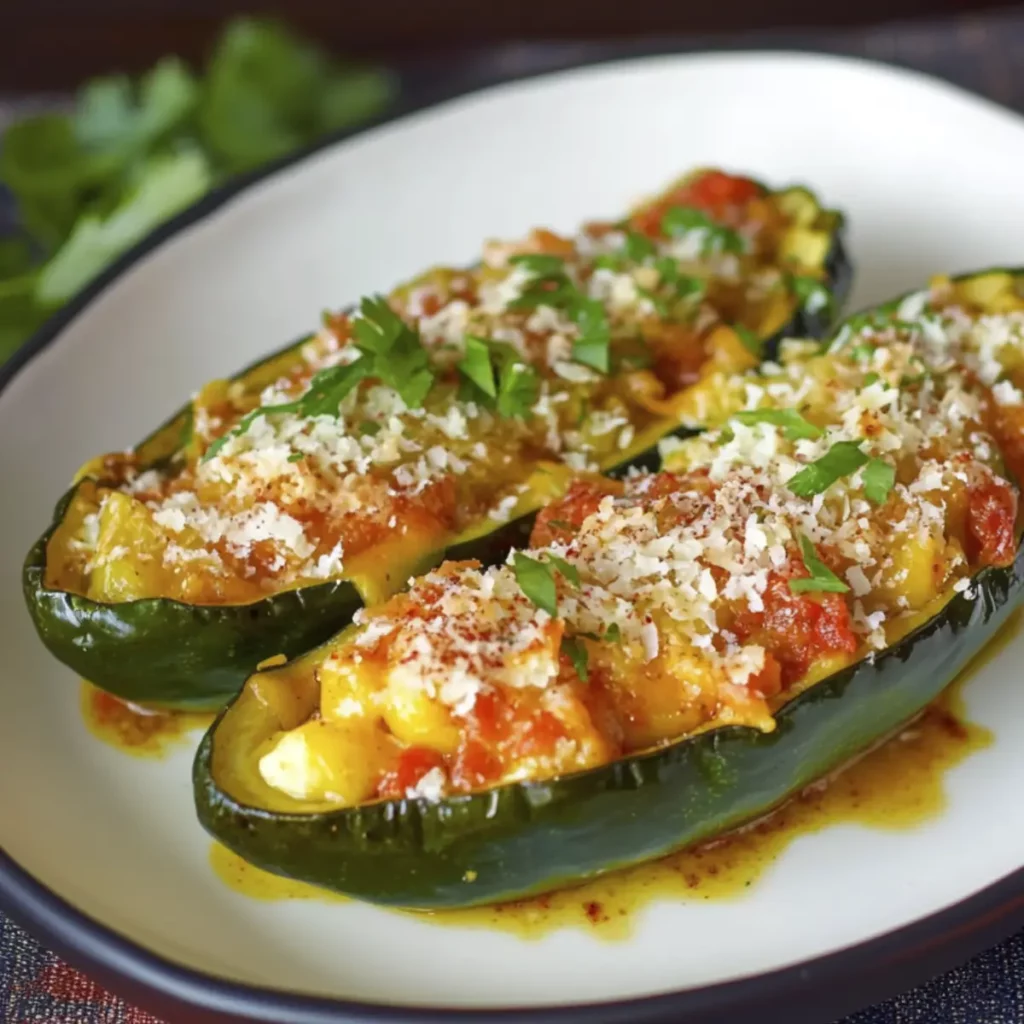 Calabacitas Verdes Rellenas: Receta Fácil y Deliciosa