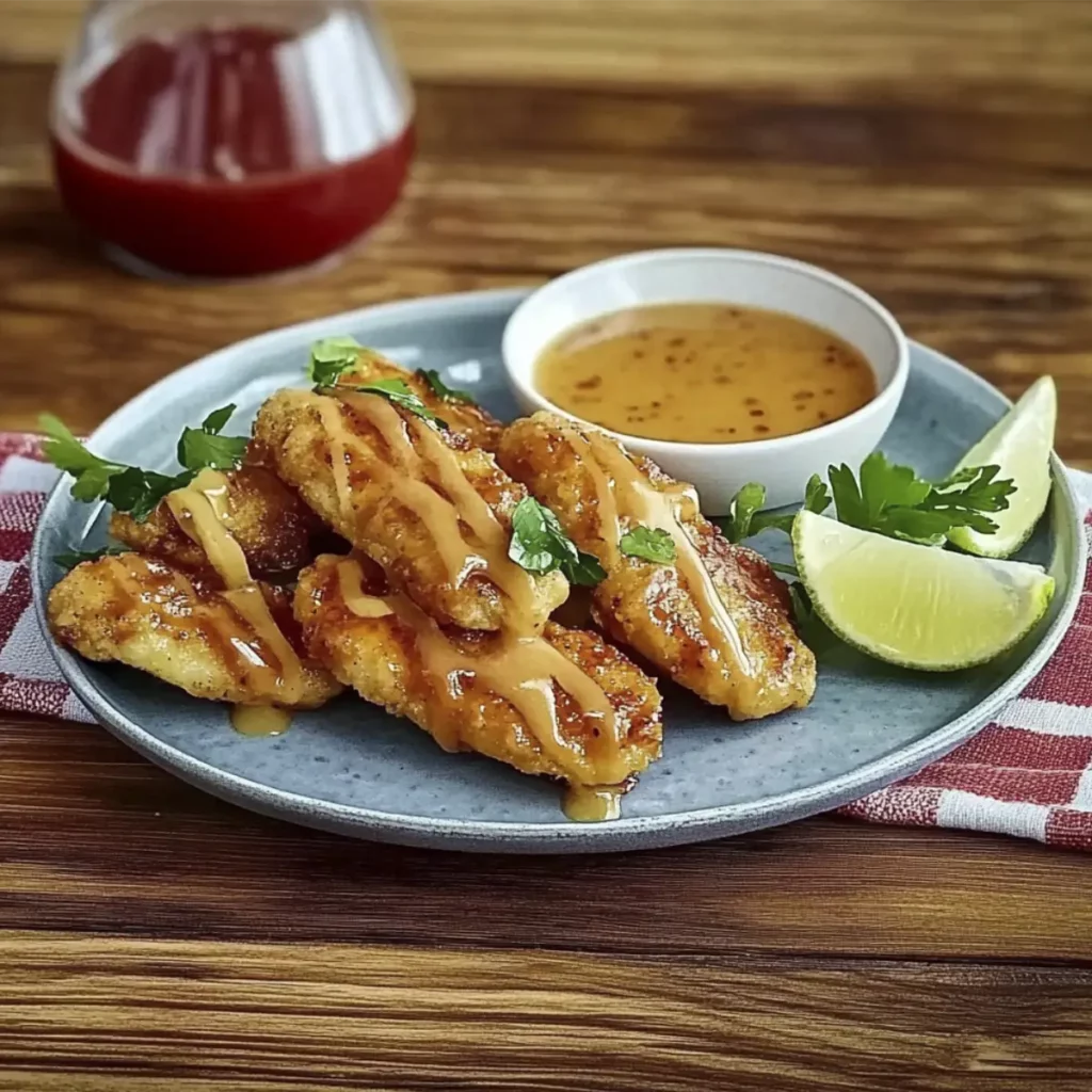 Tenders de Pollo: Salsa de Mostaza y Miel Deliciosa