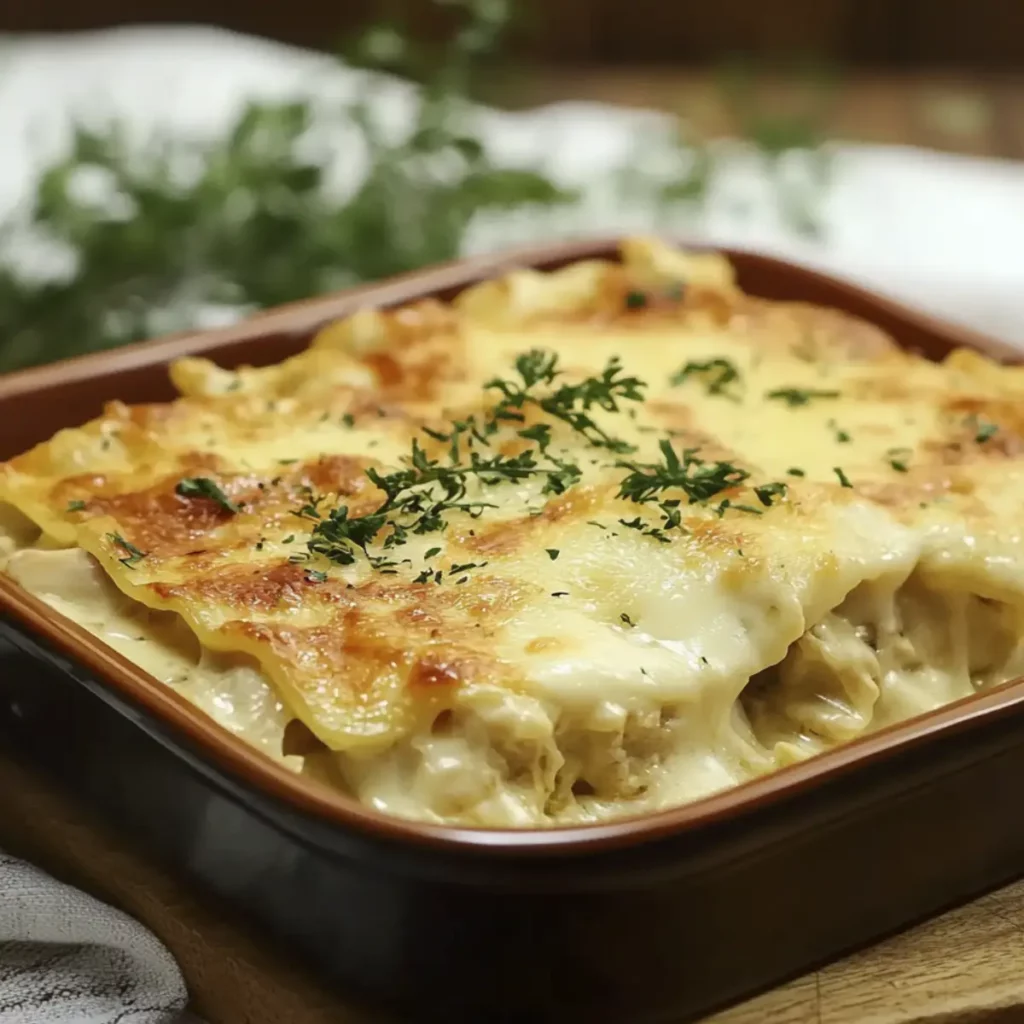 Lasaña de Pollo y Queso: Delicia Cremosa y Fácil