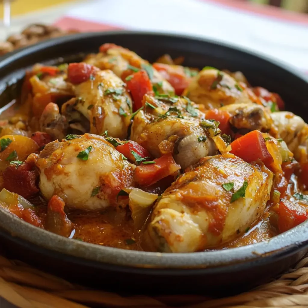 Pollo al Chilindrón: Sabor Tradicional en Cada Bocado