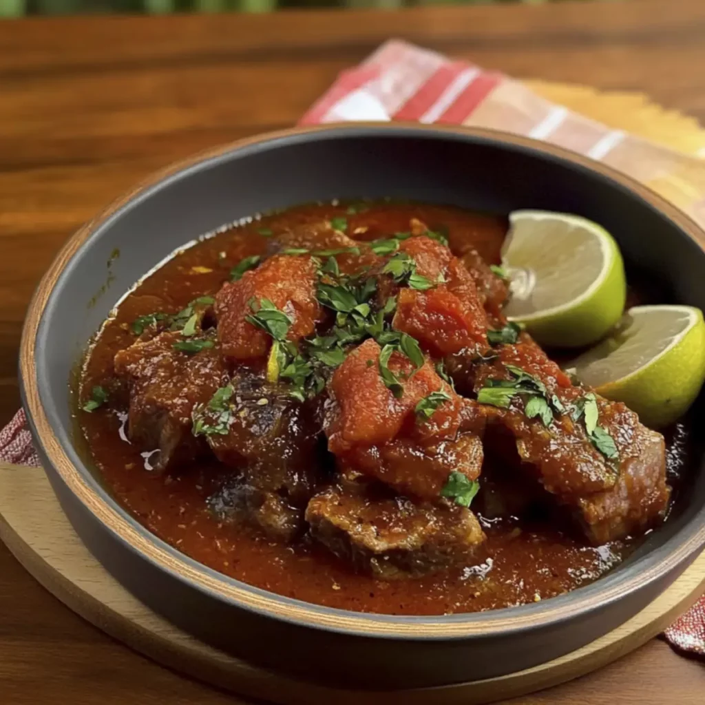 Verdolagas con Cerdo: Sabor en Salsa Roja Auténtica