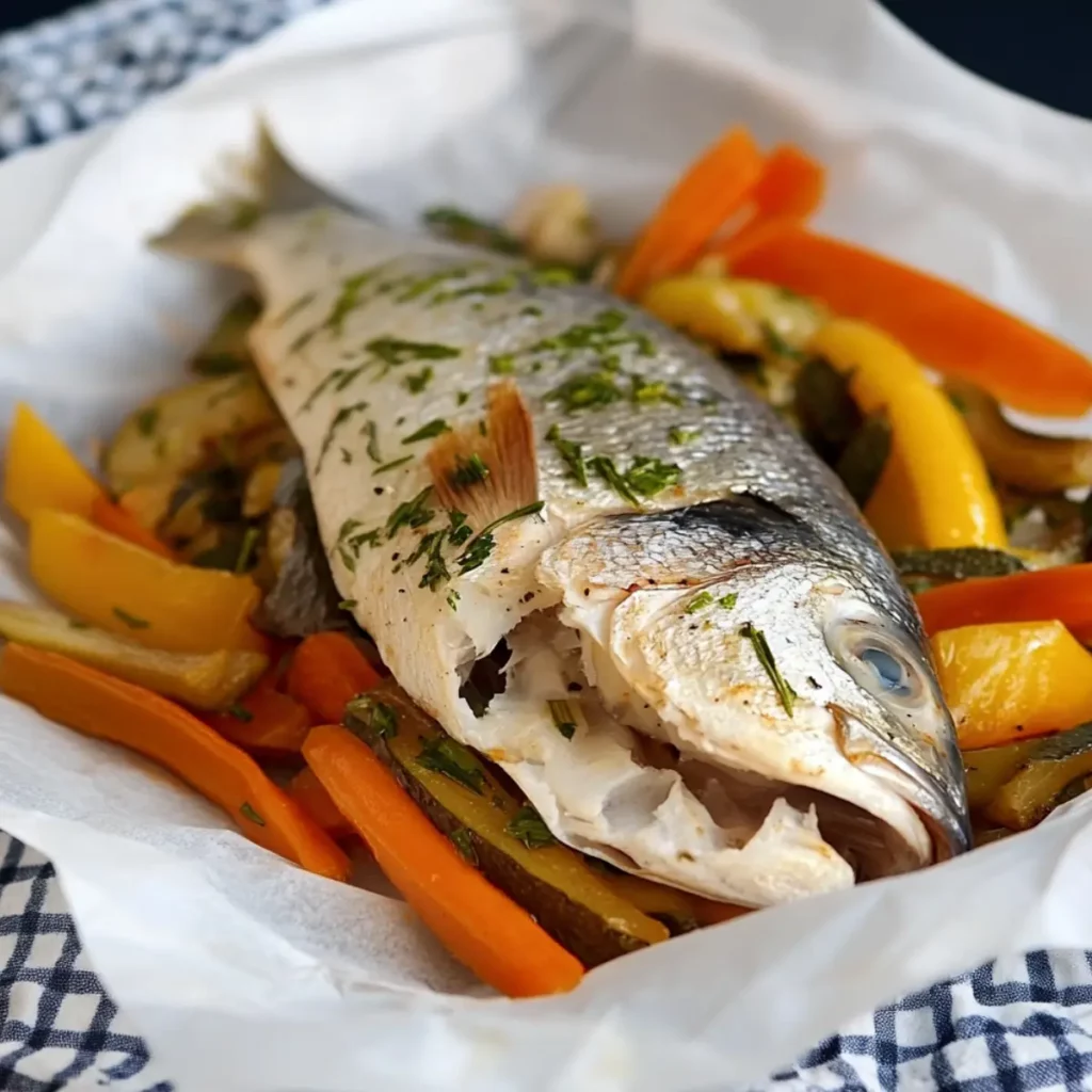 Dorada al Papillote con Verduras: Pescado Fácil y Sano