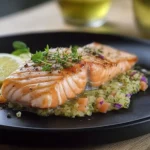 Salmón en Mantequilla de Hierbas: Delicia Saludable para Toda la Familia
