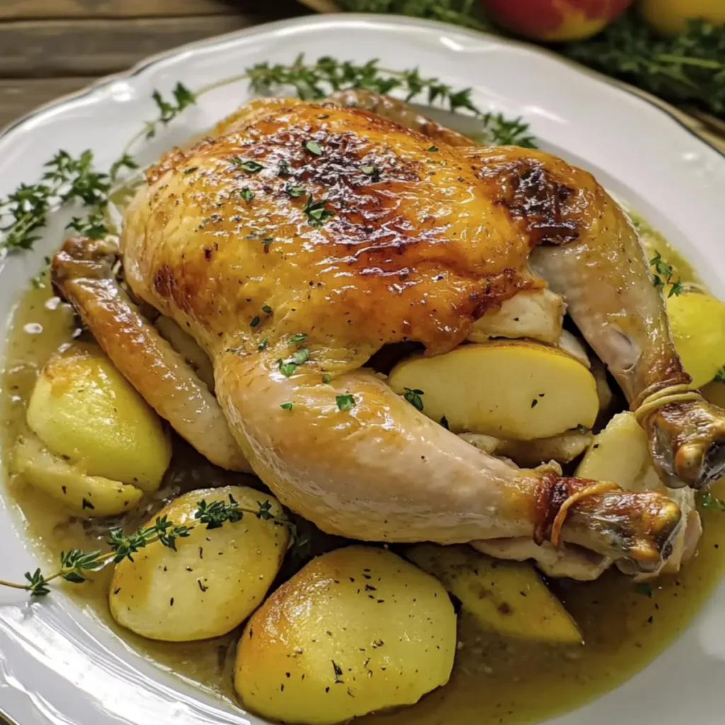 Pollo Relleno de Manzana y Tocineta: Sabor Exquisito