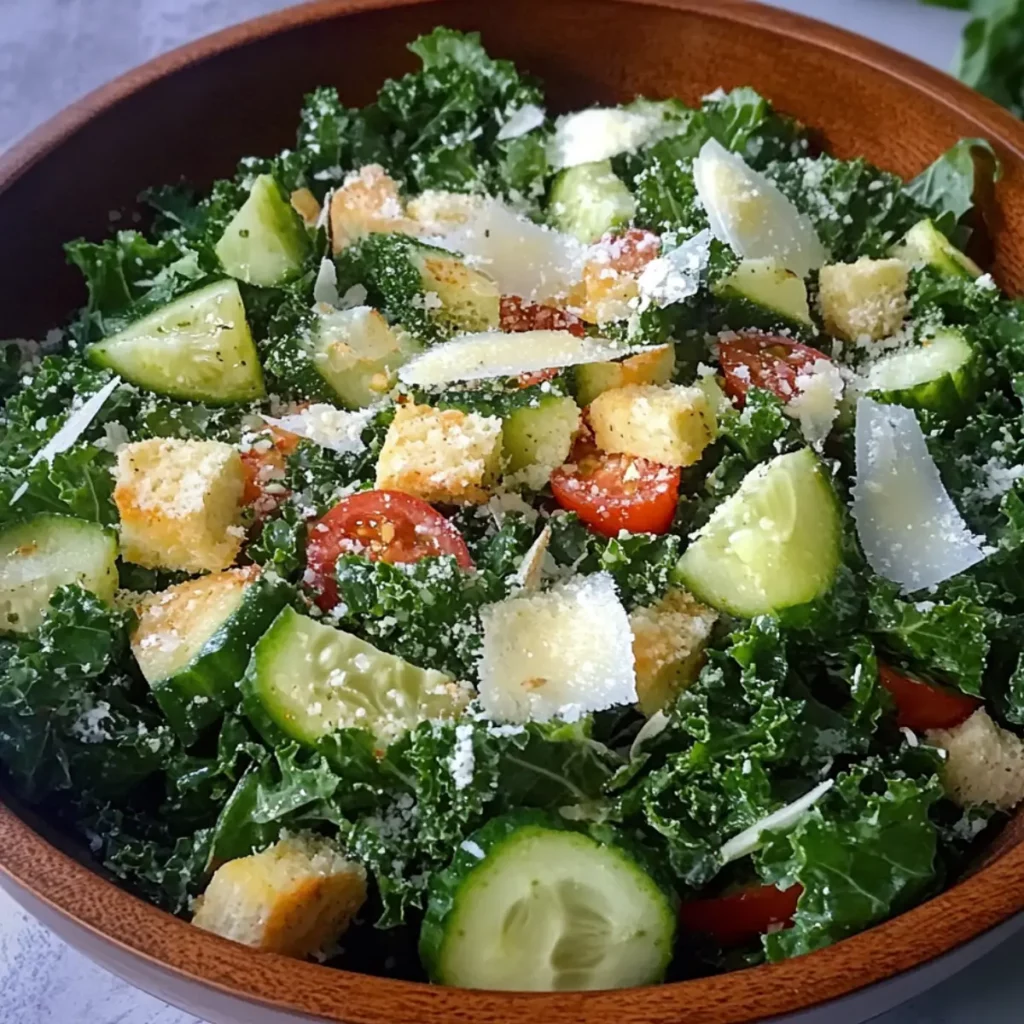 Ensalada César de Kale: Aderezo Fácil y Delicioso