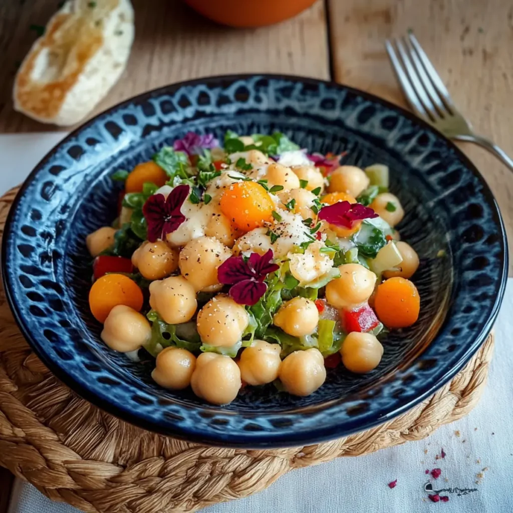 Ensalada de Garbanzos: Fresca y Nutritiva Opción para Cualquier Ocasión