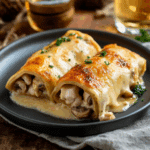 Rollitos de Pollo: Receta con Salsa de Champiñones