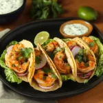 Tacos de Lechuga con Camarón Búfalo - Deliciosa Receta