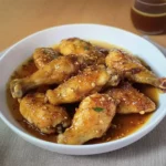 Tiras de Pollo en Salsa de Miel y Ajo Fácil y Rápida