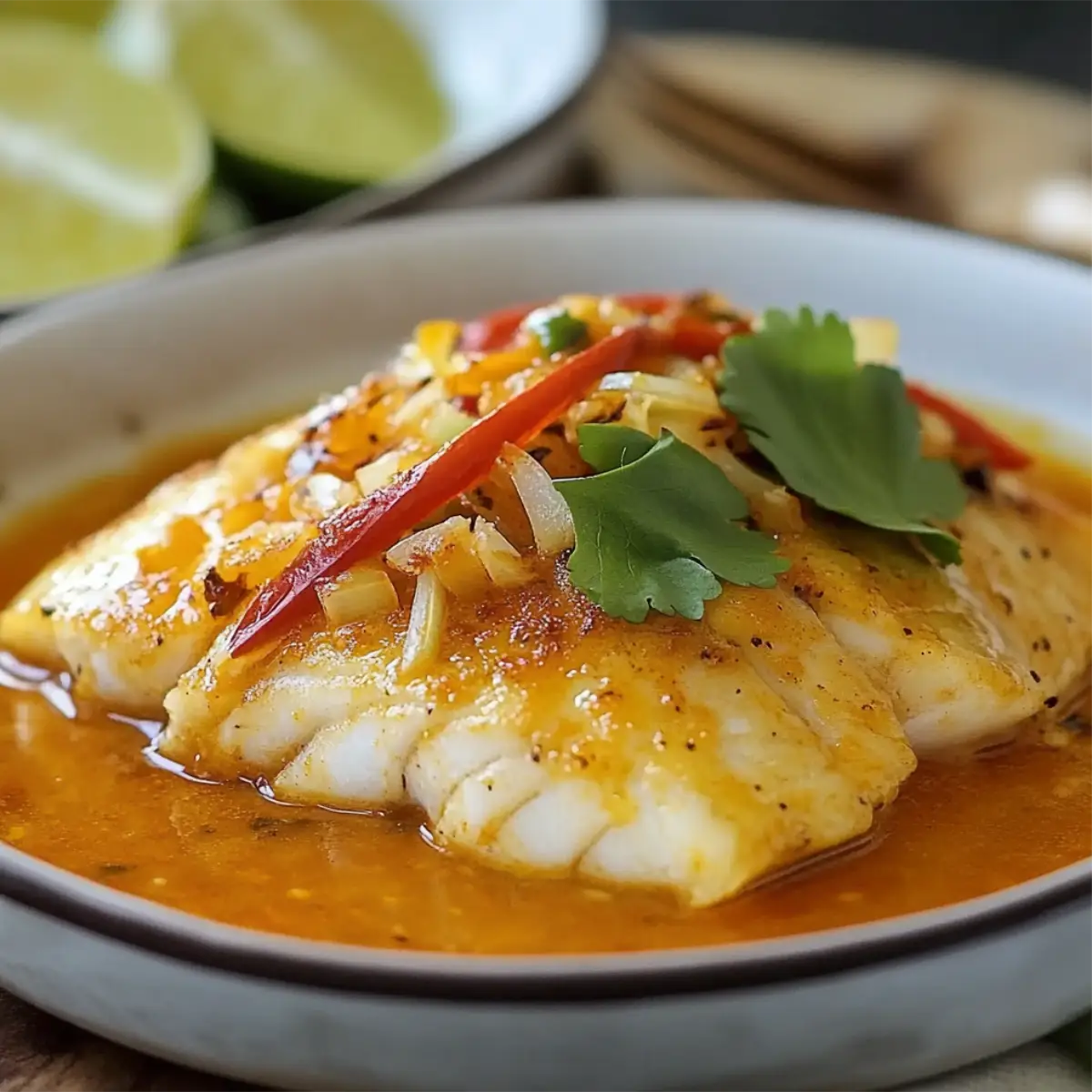 Pescado Empapelado: Delicia en Salsa de Habanero