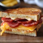 Sándwich Salami y Cheddar: Delicia Rápida y Fácil