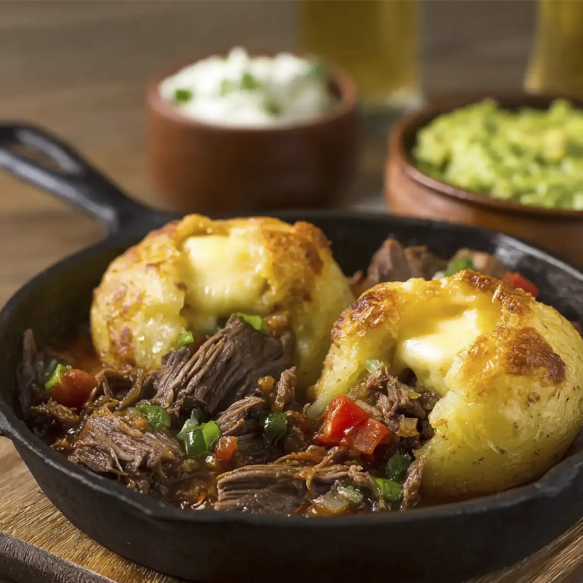 Papas Rellenas de Carne Asada: Disfruta el Sabor Mexicano