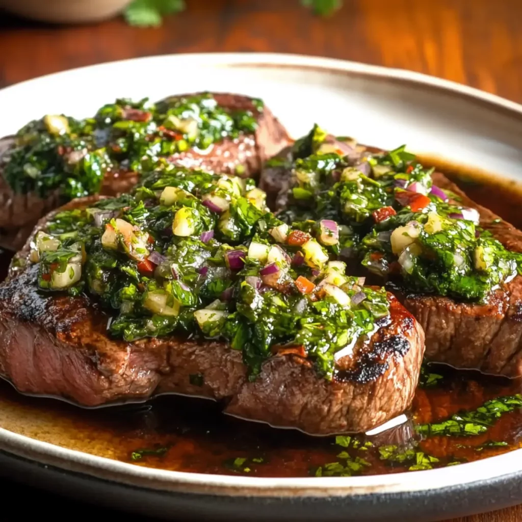Carne con Chimichurri: Delicia Tradicional Fácil de Hacer