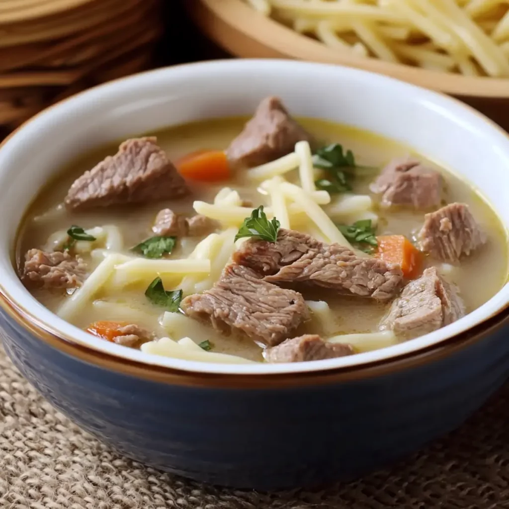 Sopa de Carne con Fideo: Receta Deliciosa y Fácil