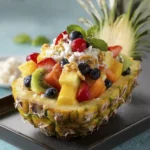 Ensalada de Frutas Tropicales en Piña: Refrescante Idea 89 Ensalada de Frutas Tropicales en Piña: Refrescante Idea