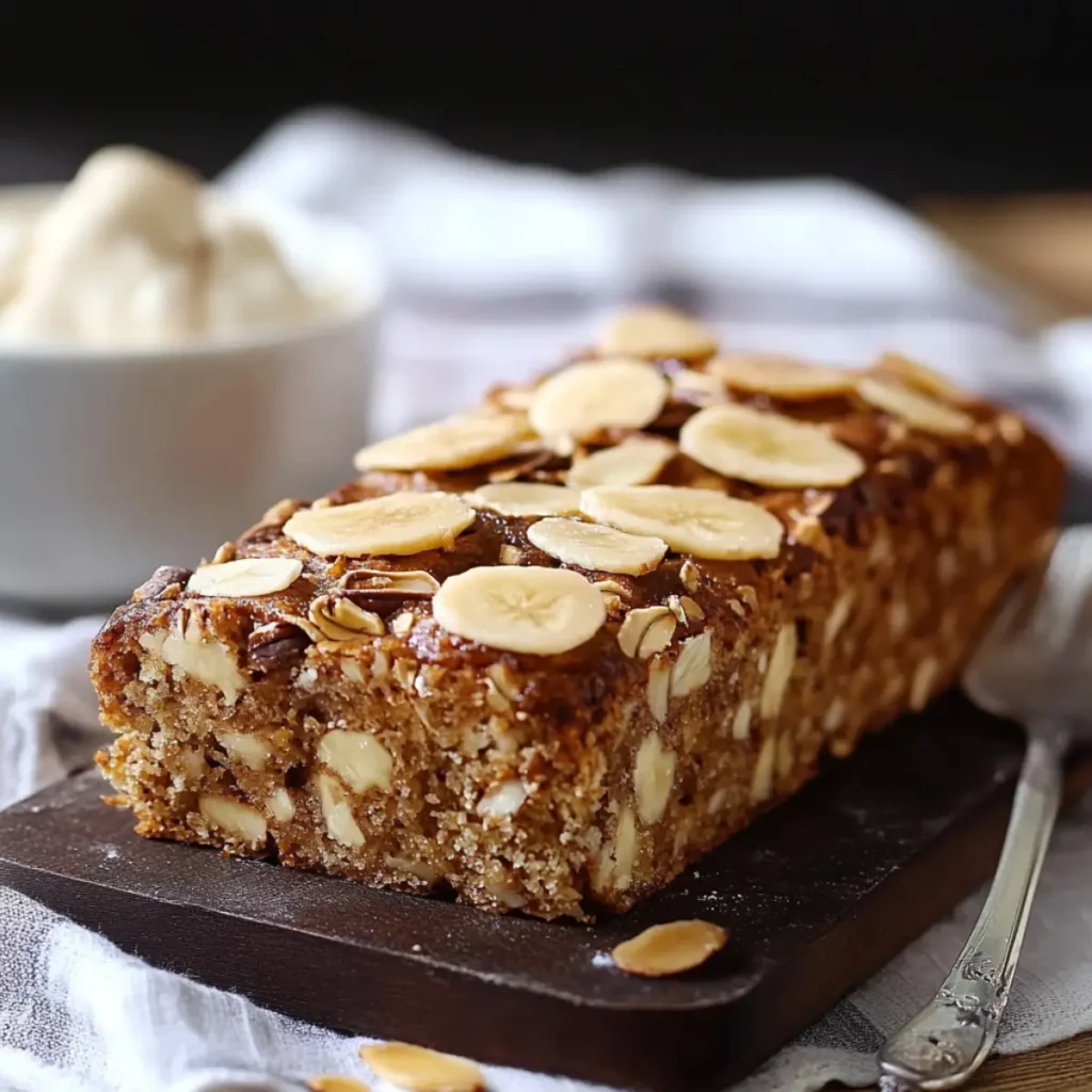 Pan de Plátano con Almendras: Delicioso y Fácil