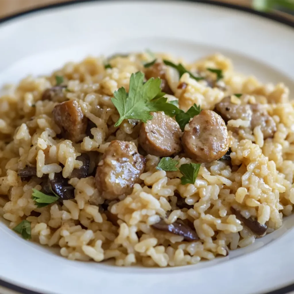Arroz con Setas y Butifarra: Receta Casera Fácil para Triunfar en Casa