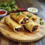 Chimichangas de Carne y Queso – Delicia Mexicana Irresistible