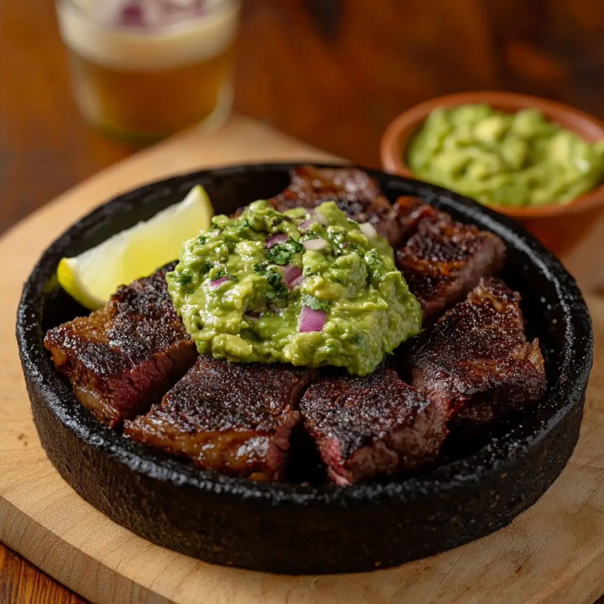 Chicharrón de Rib Eye: Deliciosa Receta con Guacamole