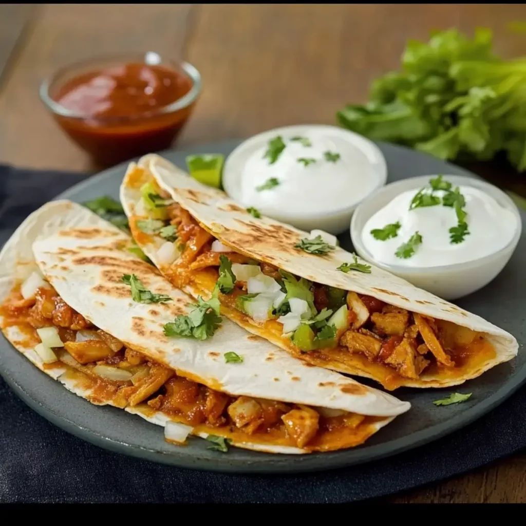 Quesadillas Fritas con Tinga de Res Perfectas: Un Sabor Tradicional en Casa