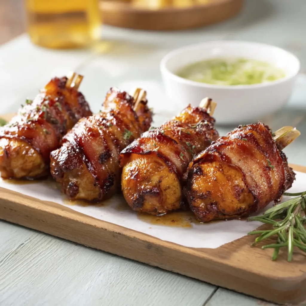 Piernas de Pollo Envueltas en Tocino: Receta Fácil y Deliciosa 88 Piernas de Pollo Envueltas en Tocino: Receta Fácil y Deliciosa
