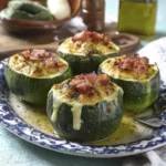 Calabacitas Rellenas de Jamón de Pavo y Queso Manchego: Un Manjar Español Fácil y Delicioso