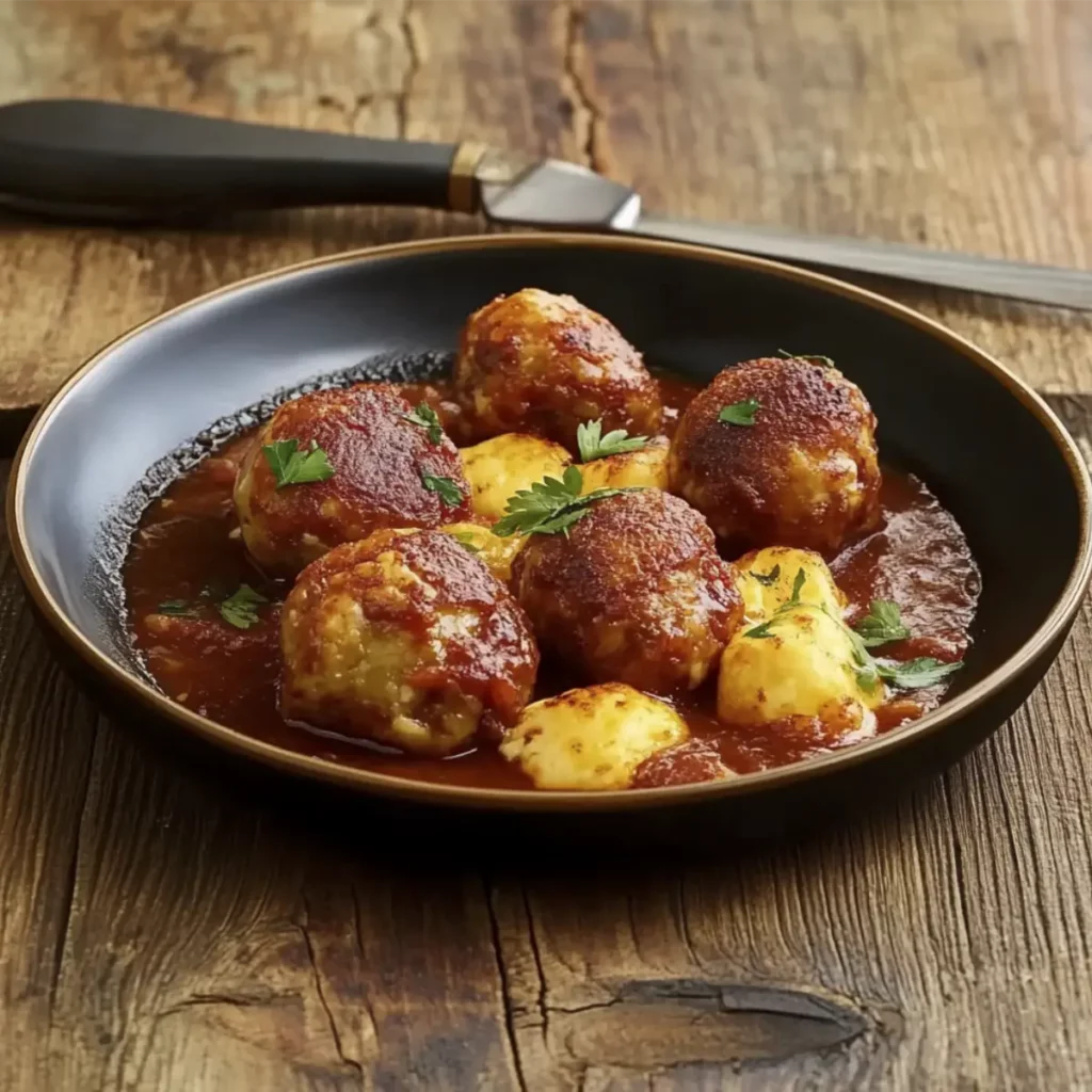 Albóndigas con Tocino y Queso: Sabor Irresistible