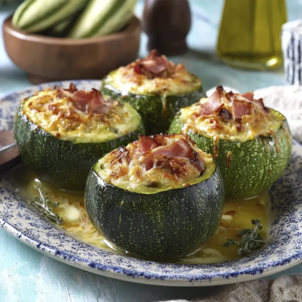 Calabacitas Rellenas de Jamón de Pavo y Queso Manchego: Un Manjar Español Fácil y Delicioso 84 Calabacitas Rellenas de Jamón de Pavo y Queso Manchego: Un Manjar Español Fácil y Delicioso