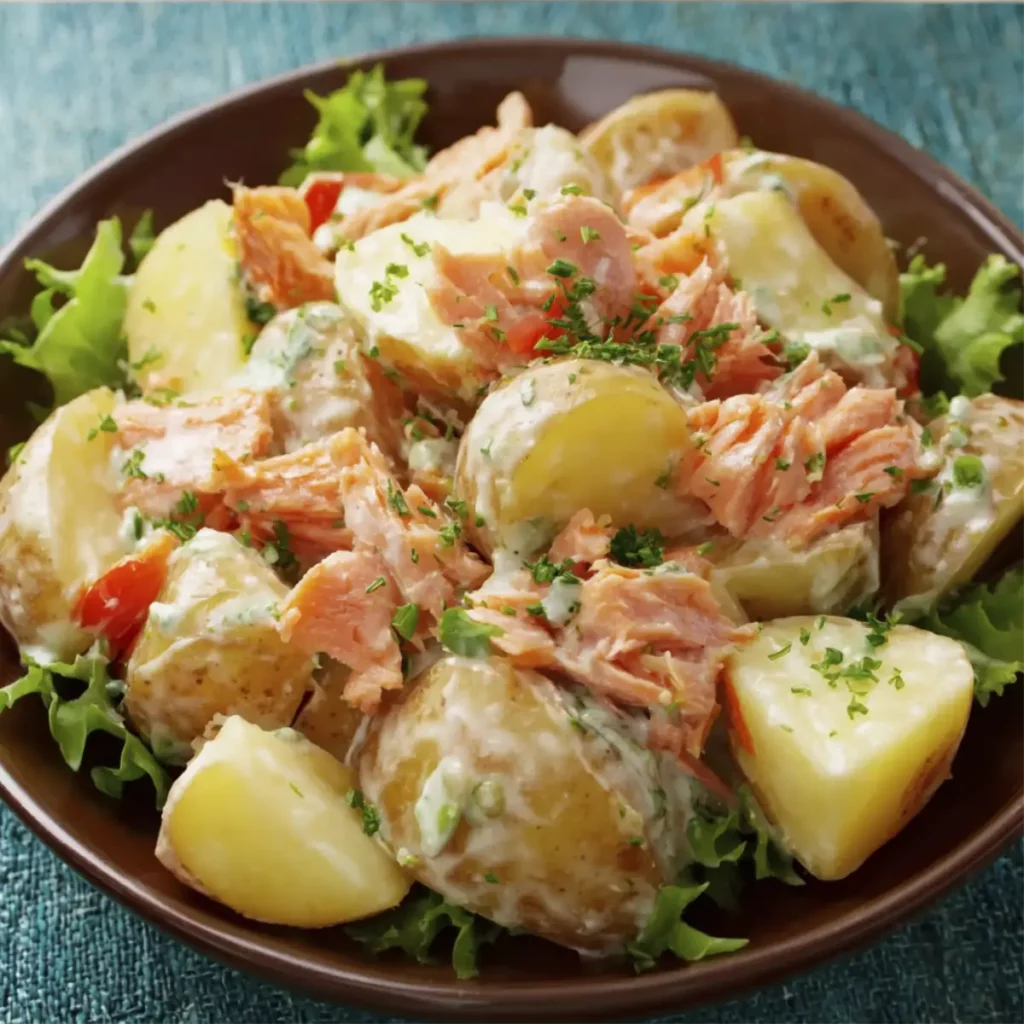 Ensalada de Papa y Salmón: Deliciosa y Saludable