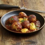 Albóndigas con Tocino y Queso: Sabor Irresistible