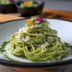 Espaguetti Verde: Delicioso Plato de Pasta Cremosa