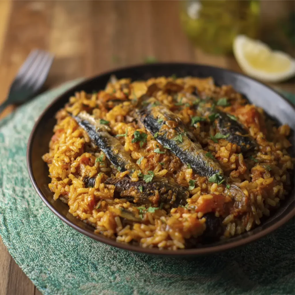Arroz con Sardinas Delicioso para Sorprender en Casa