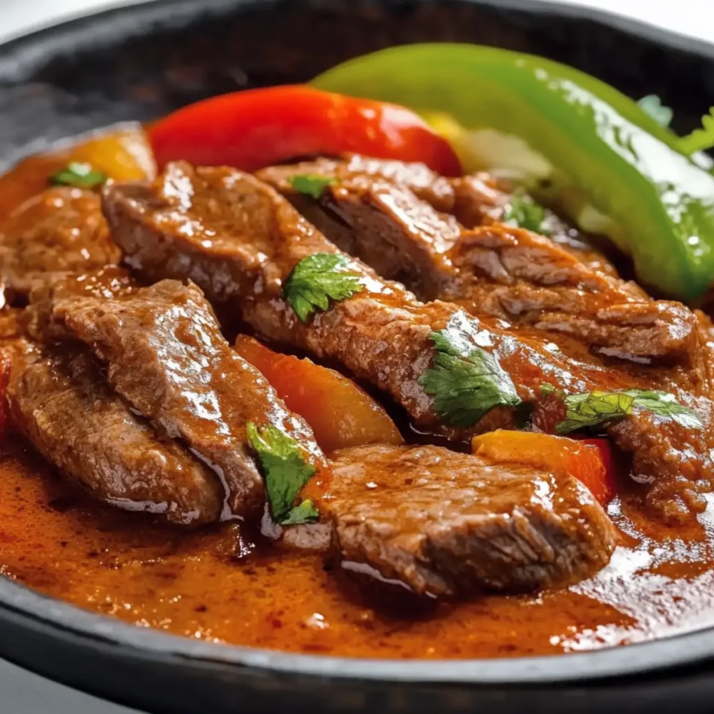 Bisteces en Chile Morita: Delicia Mexicana Picante