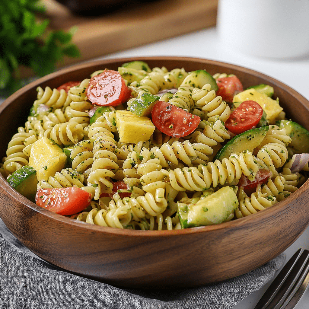 Ensalada de Pasta con Aguacate: Fácil, Saludable y Deliciosa
