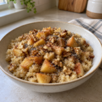 Quinoa con manzana y canela