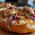 Bagels Cremosos Con Tocino