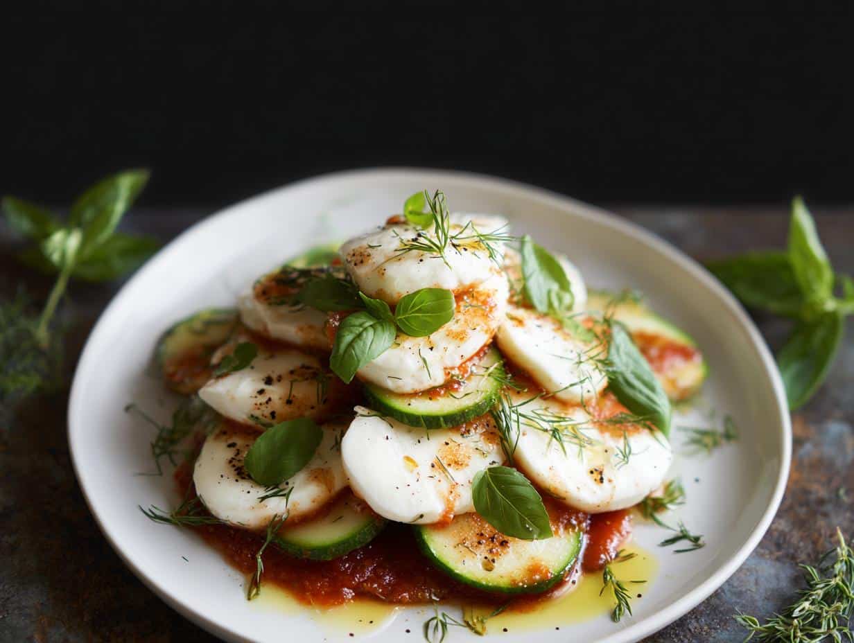 Ensalada Caprese Pepino: 2 Maneras Increíbles 6 Ensalada Caprese Pepino: 2 Maneras Increíbles - Ensalada Caprese Pepino - additional detail