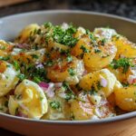 Ensalada Papas Crujientes Aplastadas