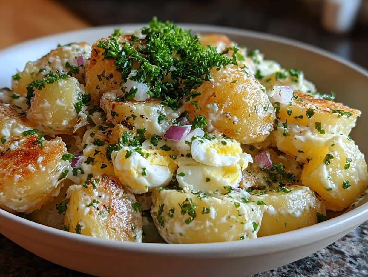 Ensalada Papas Crujientes: ¡Deliciosa Sorpresa! - Ensalada Papas Crujientes Aplastadas - additional detail
